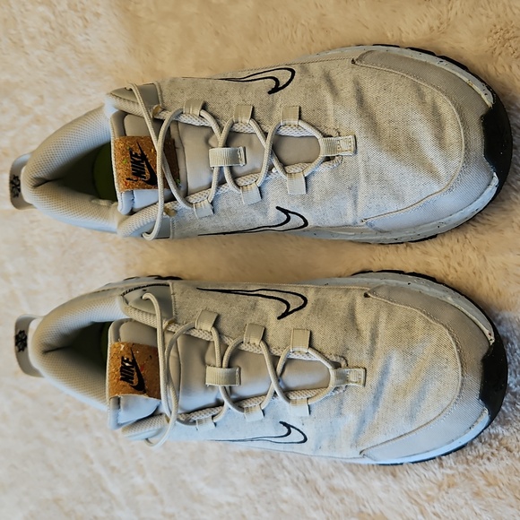 EUC Men's Nike Crater Gray, Blue & Black Sneakers. Size 11.5 - Picture 3 of 8